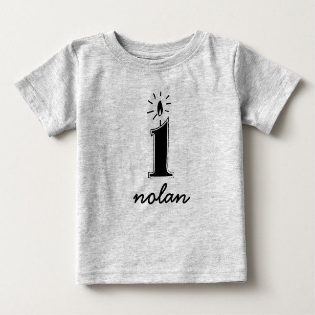 Personalised First Birthday Shirt (Front)