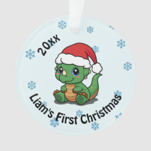 Personalised First Christmas Acrylic Ornament
