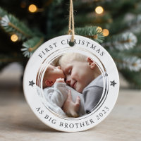 Personalised First Christmas as Big Brother Photo