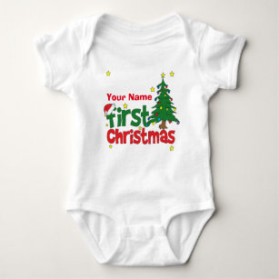 Auggle Infant Baby Boys Girls 3-Piece My First Christmas Snowflake Plaid Bodysuit 