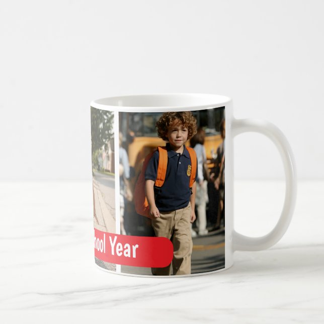 Personalised First Day of School Photo Keepsake Coffee Mug (Right)