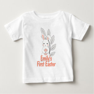 Personalised First Easter Bunny Kids Shirt