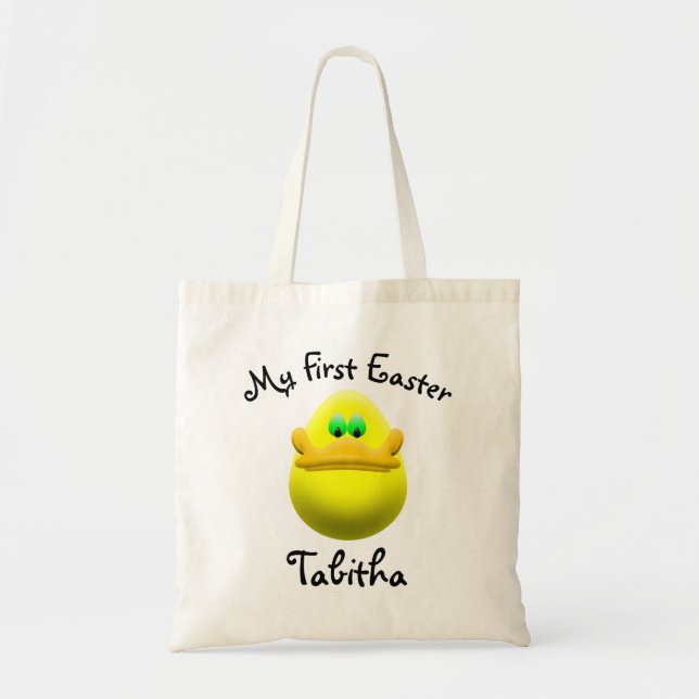 Personalised First Easter Tote Bag (Front)