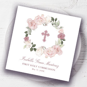 Personalised First Holy Communion Cocktail Napkins
