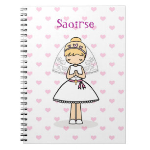Personalised First Holy Communion notebook