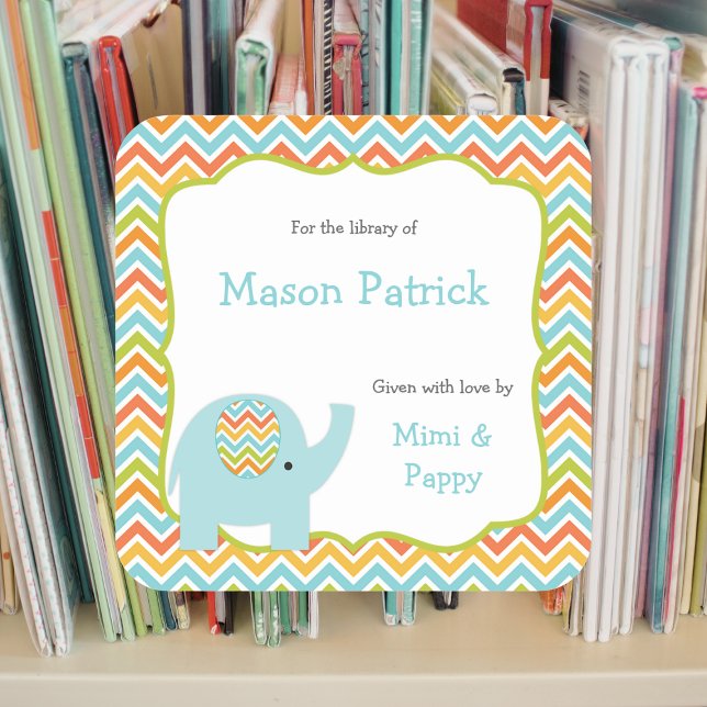 Personalised First Library book plate stickers (Creator Uploaded)