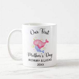 Personalised First Mothers Day 2021, Custom Names Coffee Mug