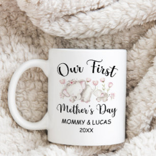 Personalised First Mothers Day 2024, Custom Names  Coffee Mug