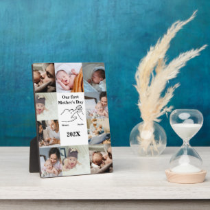 Personalised First Mother's day Photo Collage Plaque