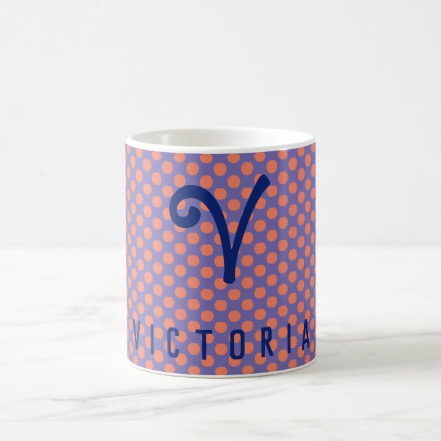 Personalised First Name Initial Coffee Mug (Center)