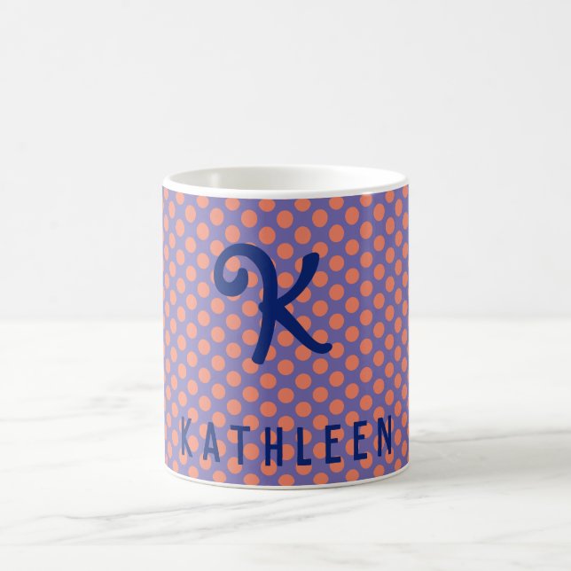 Personalised First Name Initial Coffee Mug (Center)