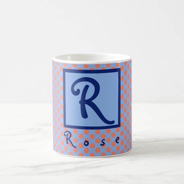 Personalised First Name Initial Coffee Mug (Center)
