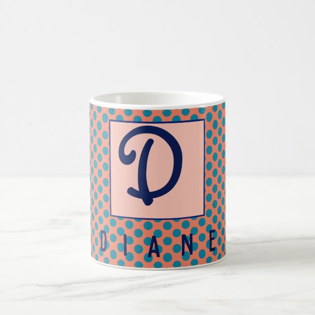 Personalised First Name Initial Coffee Mug (Center)