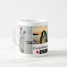 Personalised First Valentine's Day 3 Photo Collage