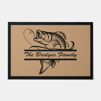 Personalised Fish Doormat, Housewarming Gift Doormat