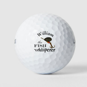 Personalised Fish Whisperer Golf Balls