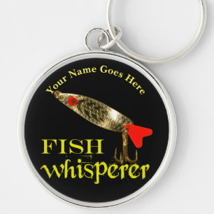 Personalised Fish Whisperer Key Ring