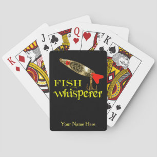 Personalised Fish Whisperer Playing Cards