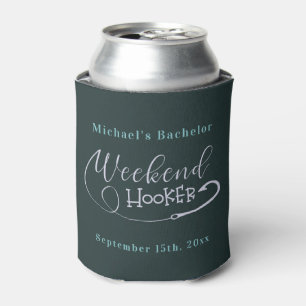 Personalised Fishing Bachelor Weekend Can Cooler