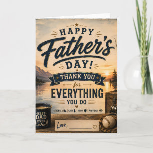 Personalised Fishing Father’s Day Card