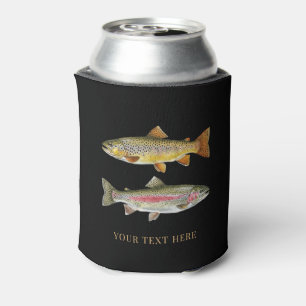 Personalised Fishing Lover  – Trout Fishing Design Can Cooler