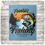 Personalised Fishing Tournament Fish Angler Trout Jigsaw Puzzle<br><div class="desc">Personalised Fishing Tournament Trout Fish Angler with Beautiful Wilderness Lake,  Trees and Sunset  Design - Customise with your Name and Custom Text!</div>