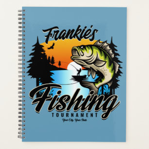 Personalised Fishing Tournament Fish Angler Trout Planner