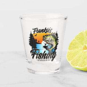 Personalised Fishing Tournament Fish Angler Trout Shot Glass