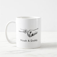Personalised Fist Bump Dad Mug | Father's Day Gift
