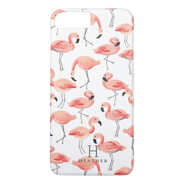 Personalised | Flamingo Party Case-Mate iPhone Case (Back)