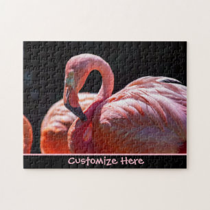 Personalised Flamingo Puzzle