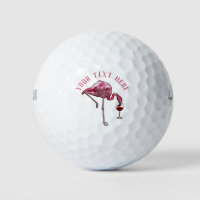 Personalised Flamingo Wine Drinker Novelty