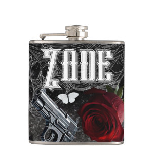 Personalised Flask Haunting Adeline Zade Meadows Z