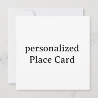 personalised Flat Card 5.25" x 5.25"