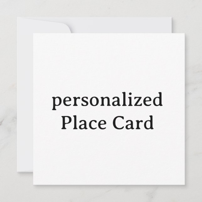 personalised Flat Card 5.25" x 5.25" (Front)