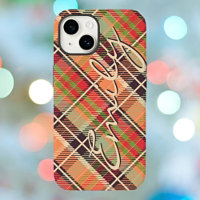 Personalised Flat Chequered Plaid