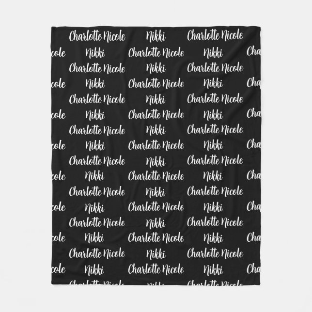 Personalised Fleece Blanket (Front)