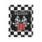 Personalised Fleece Blanket With Check Pattern