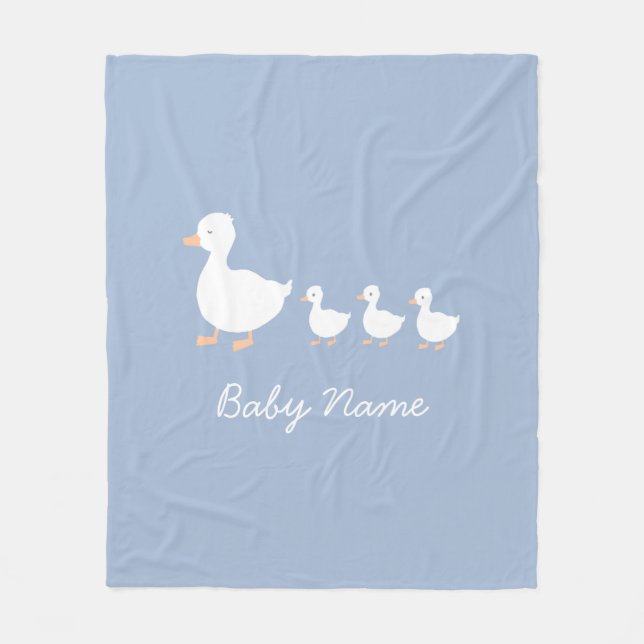 Personalised Fleece Sherpa Blanket (Front)