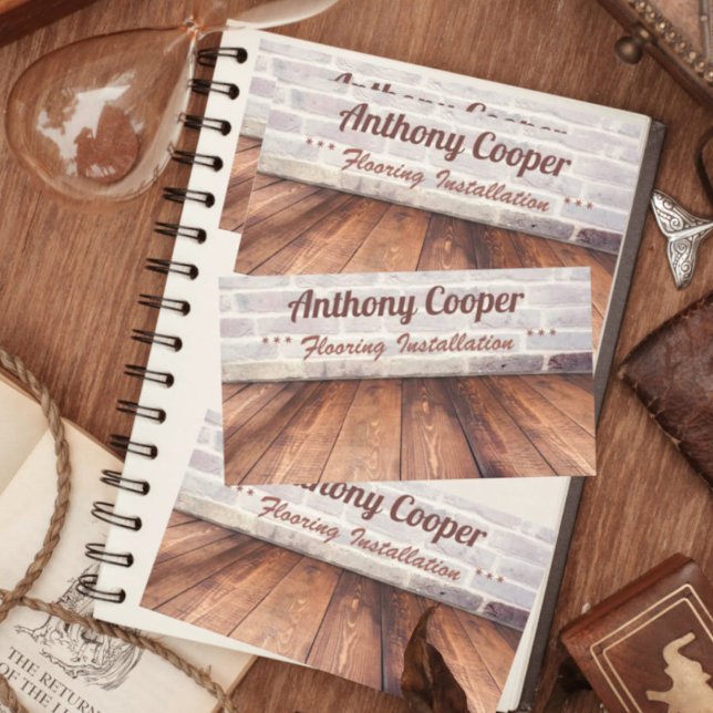 Personalised flooring photo business card (Creator Uploaded)