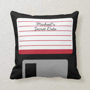 Personalised Floppy Disc Cushion