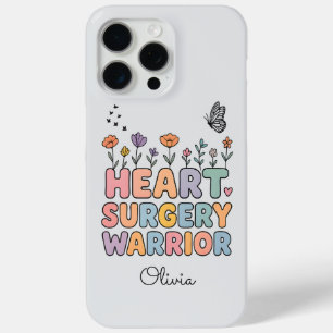 Personalised Floral Anatomical Heart Surgery Gift iPhone 15 Pro Max Case