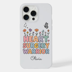 Personalised Floral Anatomical Heart Surgery Gift iPhone 15 Pro Max Case