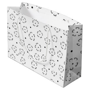 Personalised Floral Birthday Gift Folder Large Gift Bag