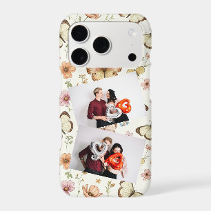 Personalised Floral Butterfly iPhone 17 Case Photo