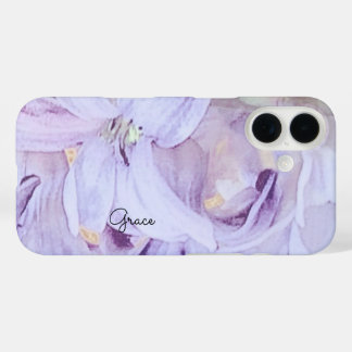 Personalised Floral iPhone 16 Case
