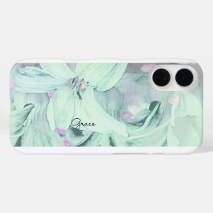 Personalised Floral iPhone 16 Case