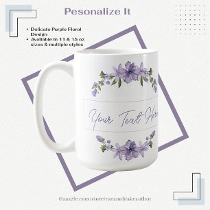 Personalised Floral Ceramic Mug