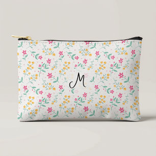 Personalised Floral Cosmetic Bag