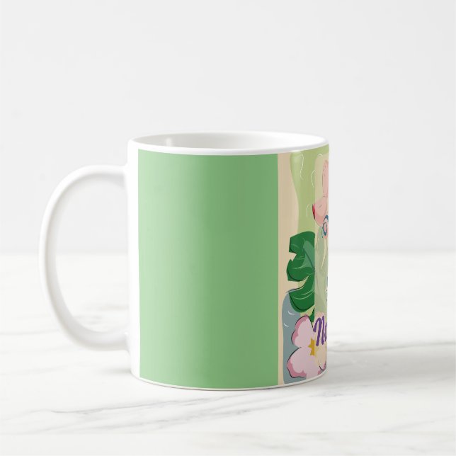 Personalised Floral Get Well Mug (Left)